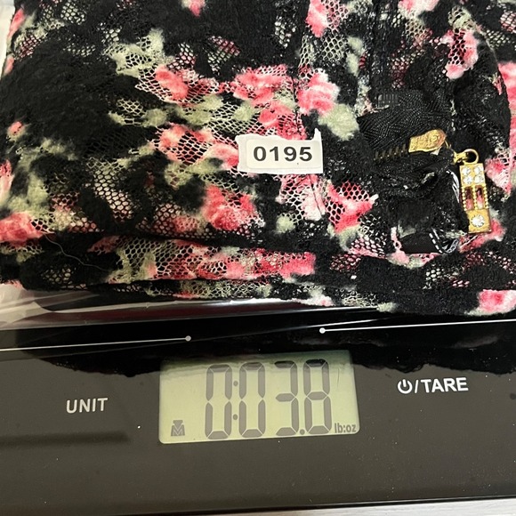 T & Y Burnout Floral Velvet Sheer Mesh Top XS Whimsigoth Y2K Fairy Grunge Layer - Picture 8 of 8